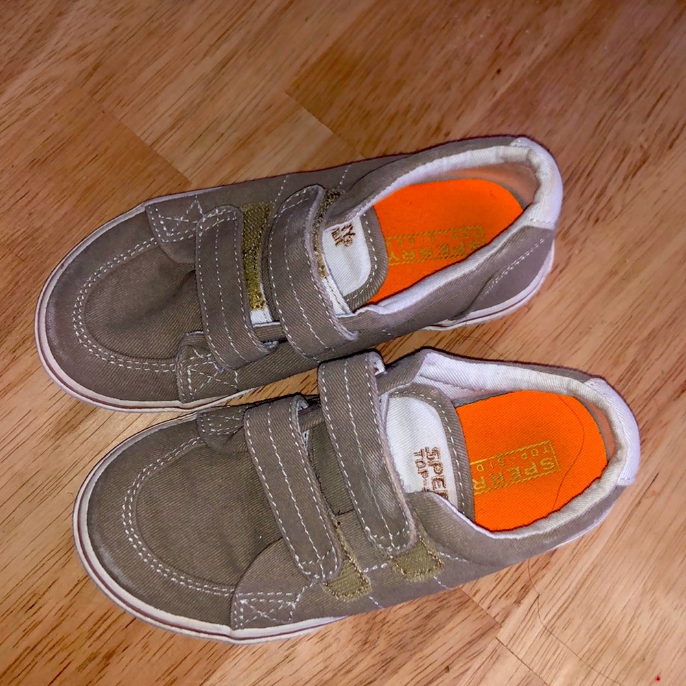 Sperry little boys boat shoes, Velcro close